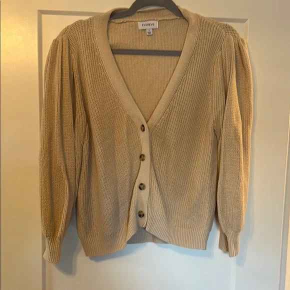 Evereve Tan Knit Cardigan - Picture 1 of 3